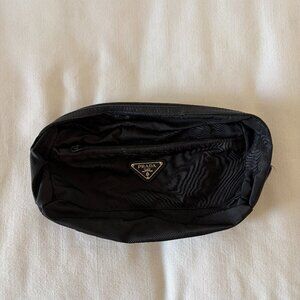 Prada Black Nylon Tolietry Bag